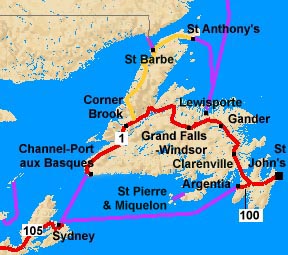 St. John's karte